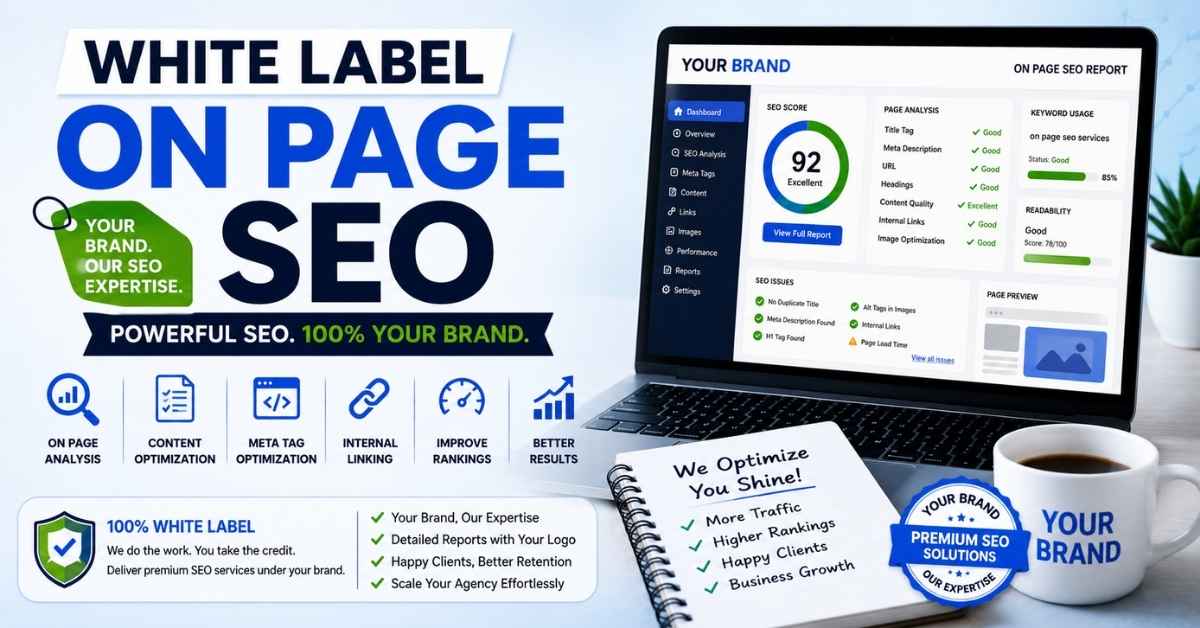 White Label On Page SEO Services for Agencies to Scale Faster
