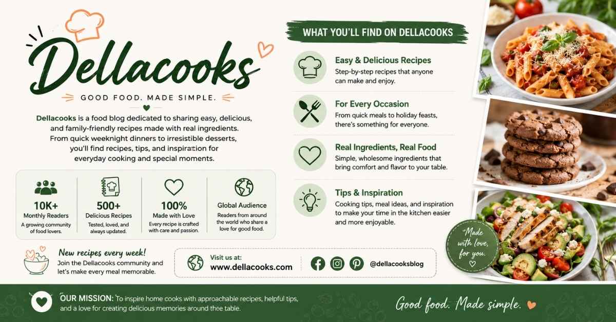 Dellacooks Blog: Complete Guide, Recipes, Features & Benefits