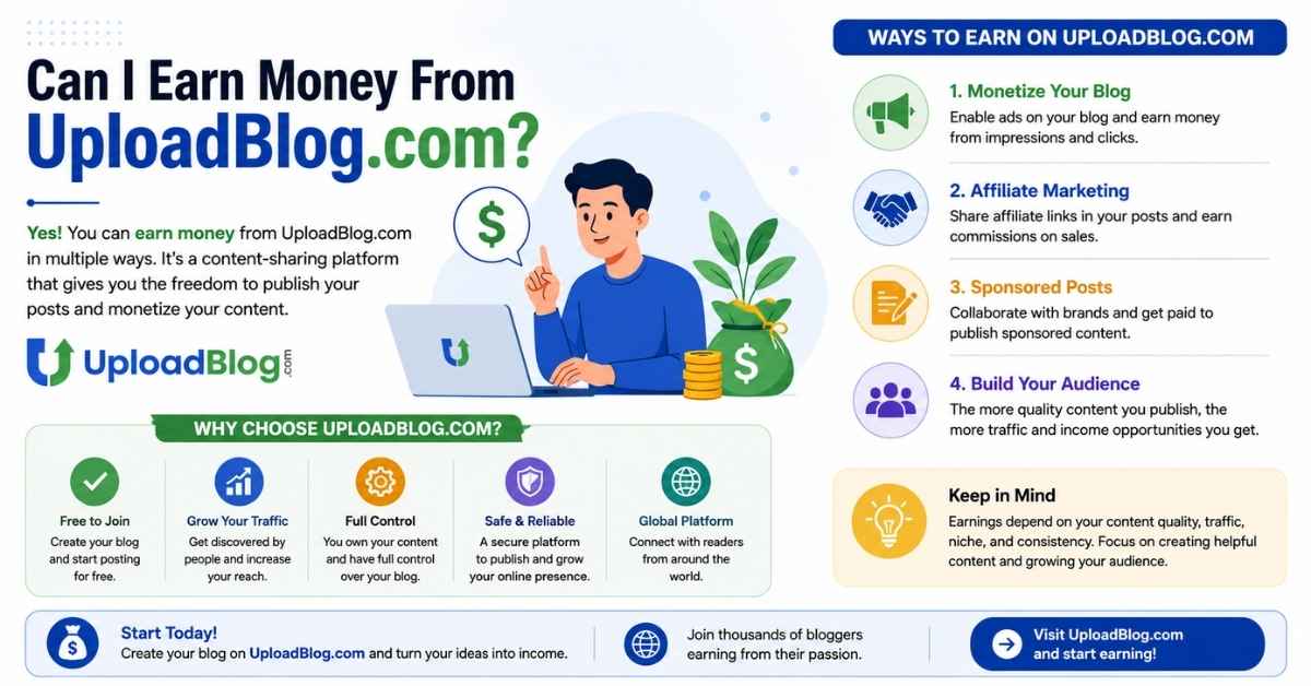 Can I Earn Money From UploadBlog.com? Honest Guide for 2026