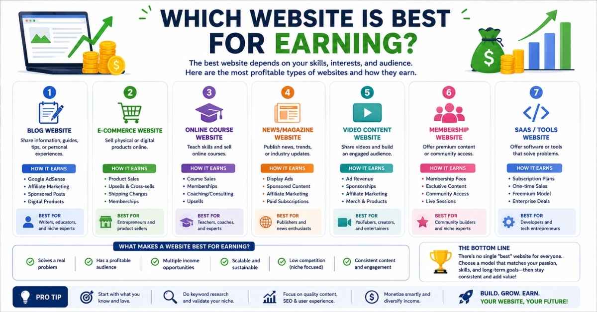 Which Website Is Best for Earning? Top 21 Legit Sites to Make Money